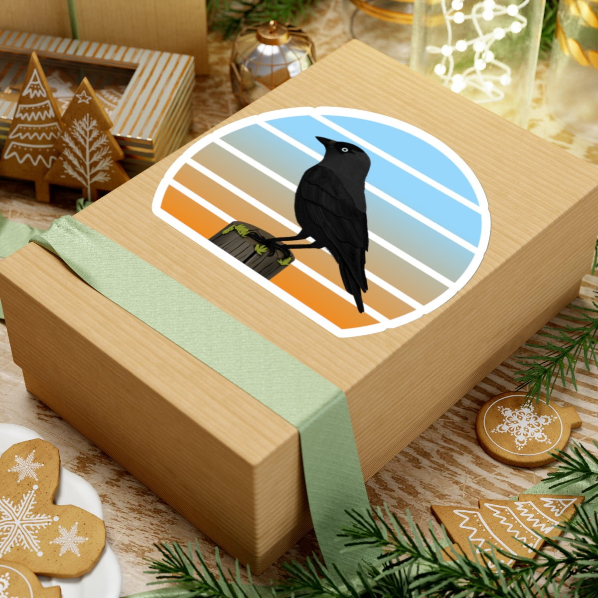 Jackdaw Bird Sticker