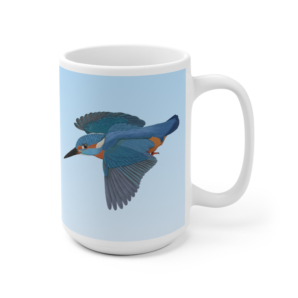 Eisvogel Tasse mit 11 oz Hintergrund