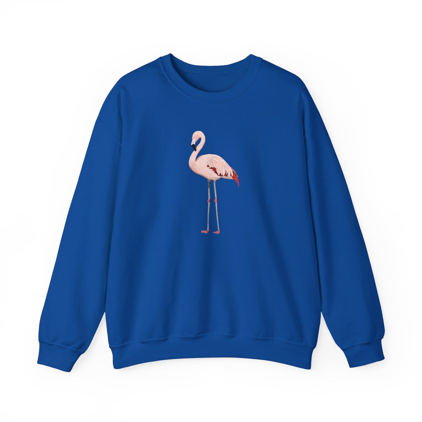 Flamingo Bird Watcher Biologist Crewneck Sweatshirt