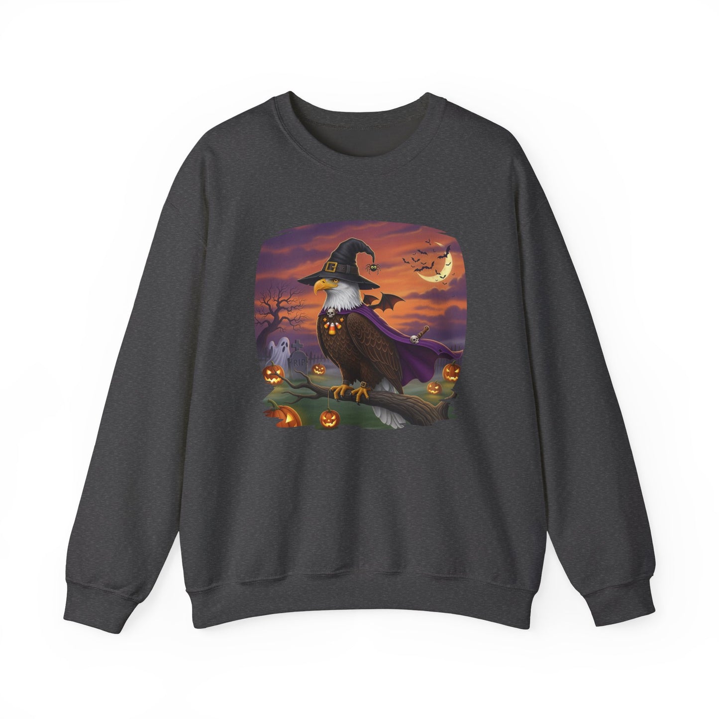Bald Eagle Halloween Bird Sweatshirt - Spooky Halloween Costume for Bird Lovers