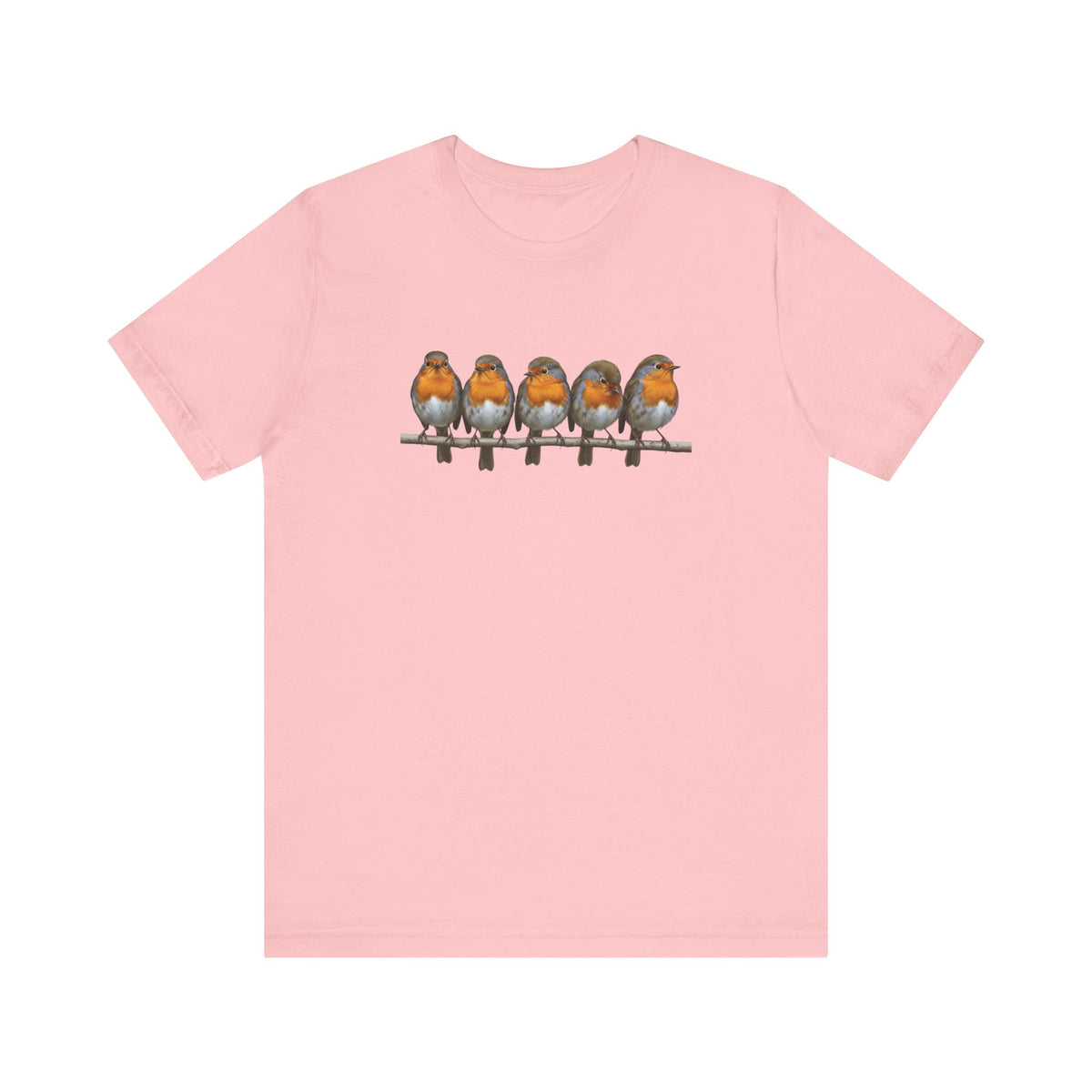 Rotkehlchen Vogel T-Shirt – bird graphic tee, watching gear