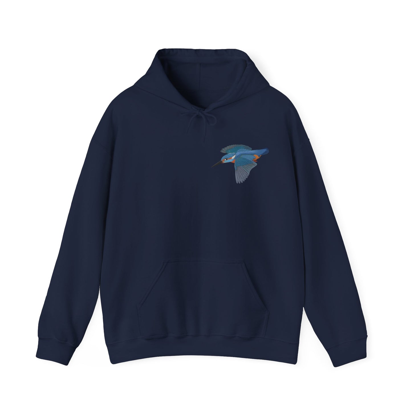 Eisvogel Vogel Hoodie - Kapuzenpullover für Vogelbeobachter & Naturliebhaber mit Vogelmotiv