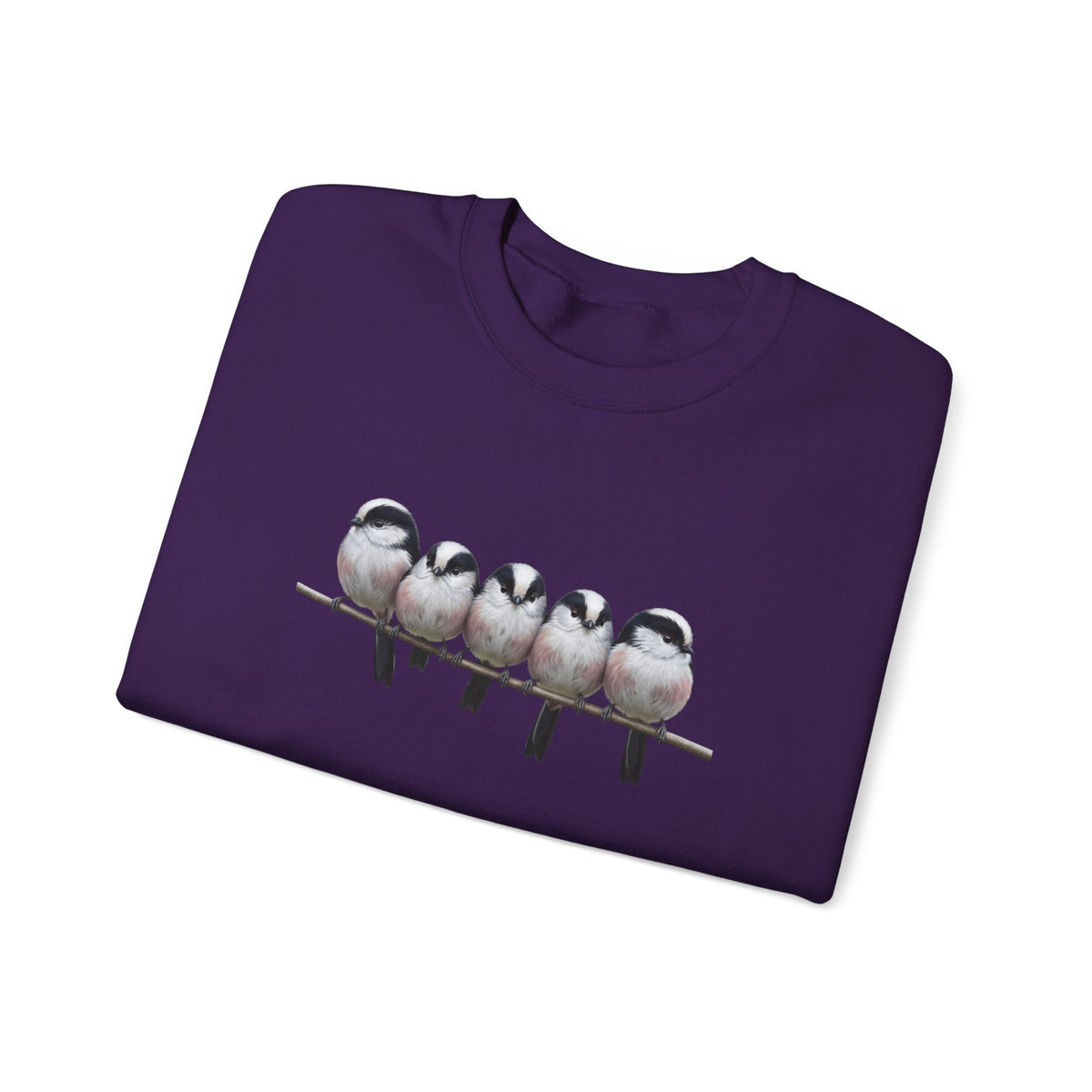 Long Tailed Titmouse Sweatshirt | Bird Watcher Crewneck | Unisex Songbird Gift for Bird Lovers