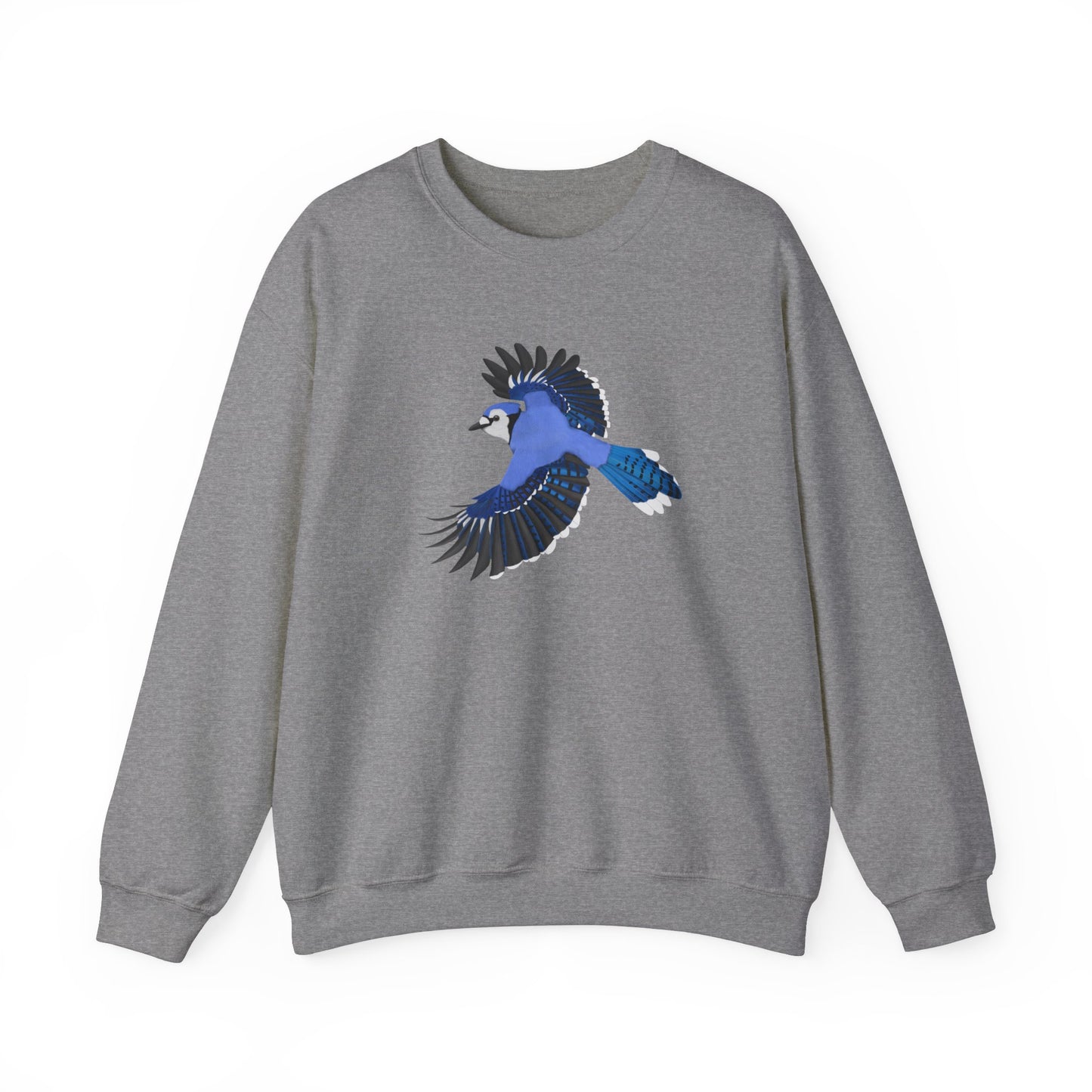 Blue Jay Bird Watcher Biologist Crewneck Sweatshirt