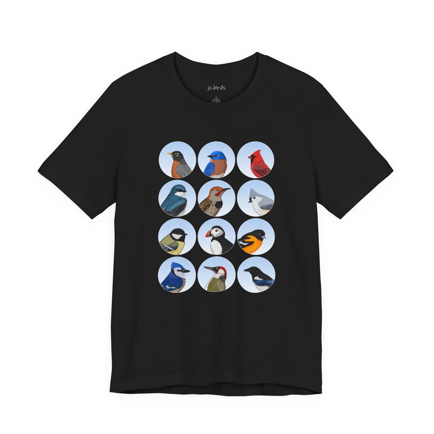 Birds T-Shirt Bluebird Cardinal Blue Jay Robin Bird Watcher Bird Lover