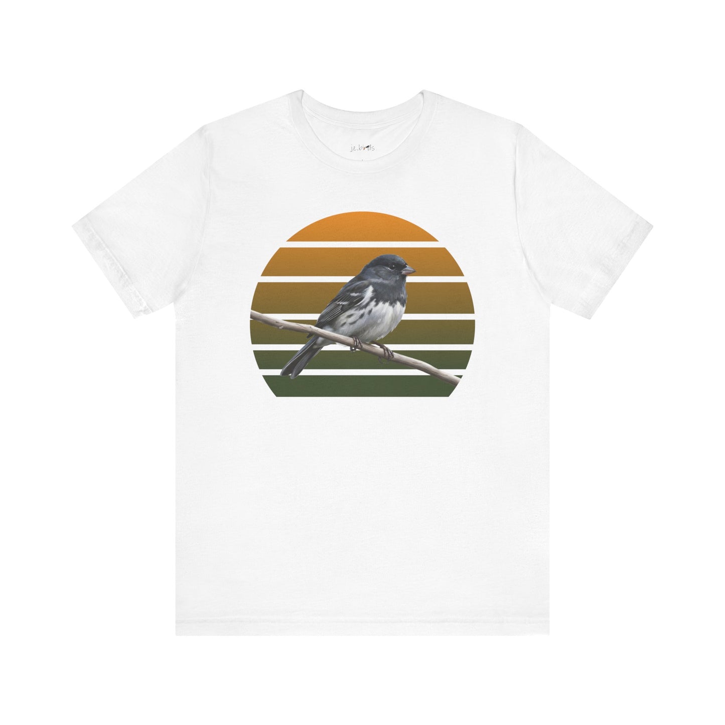 Dark-Eyed Junco T-Shirt | Unisex Retail Fit Bird Lover Tee | Wildlife Birder Gift