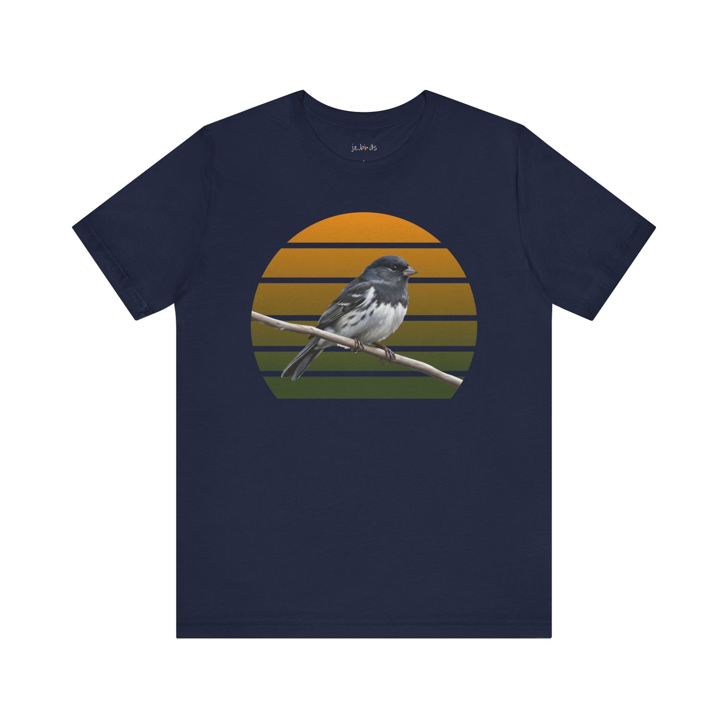 Dark-Eyed Junco T-Shirt | Unisex Retail Fit Bird Lover Tee | Wildlife Birder Gift