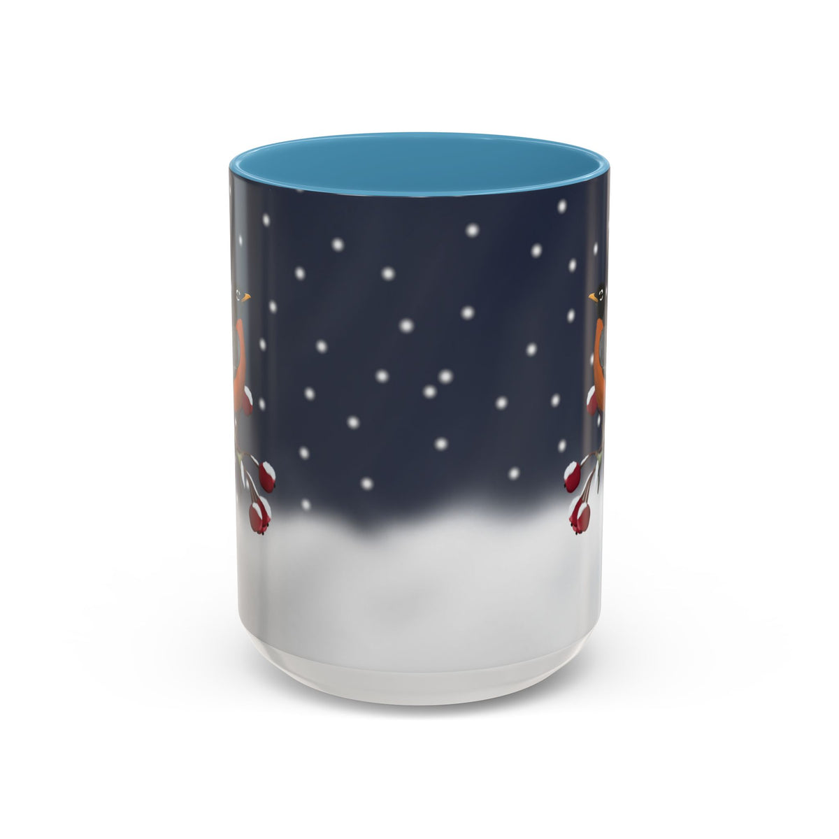 American Robin Bird Coffee Mug | Ceramic Christmas Gift for Lovers – 11oz,