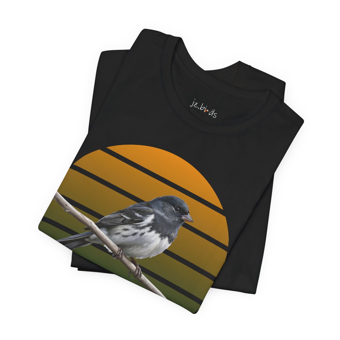 Dark-Eyed Junco T-Shirt | Unisex Retail Fit Bird Lover Tee | Wildlife Birder Gift