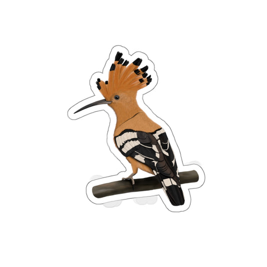 Hoopoe Bird Kiss-Cut Sticker