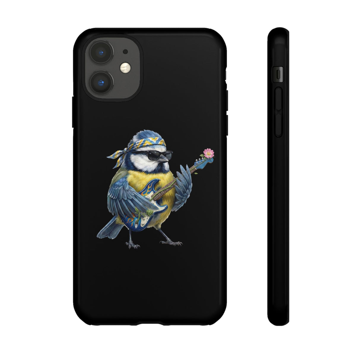 Bert Blumen-Gitarre Handyhülle – (iPhone & Google Pixel) – Die Gartenvögel Band 2 Merch