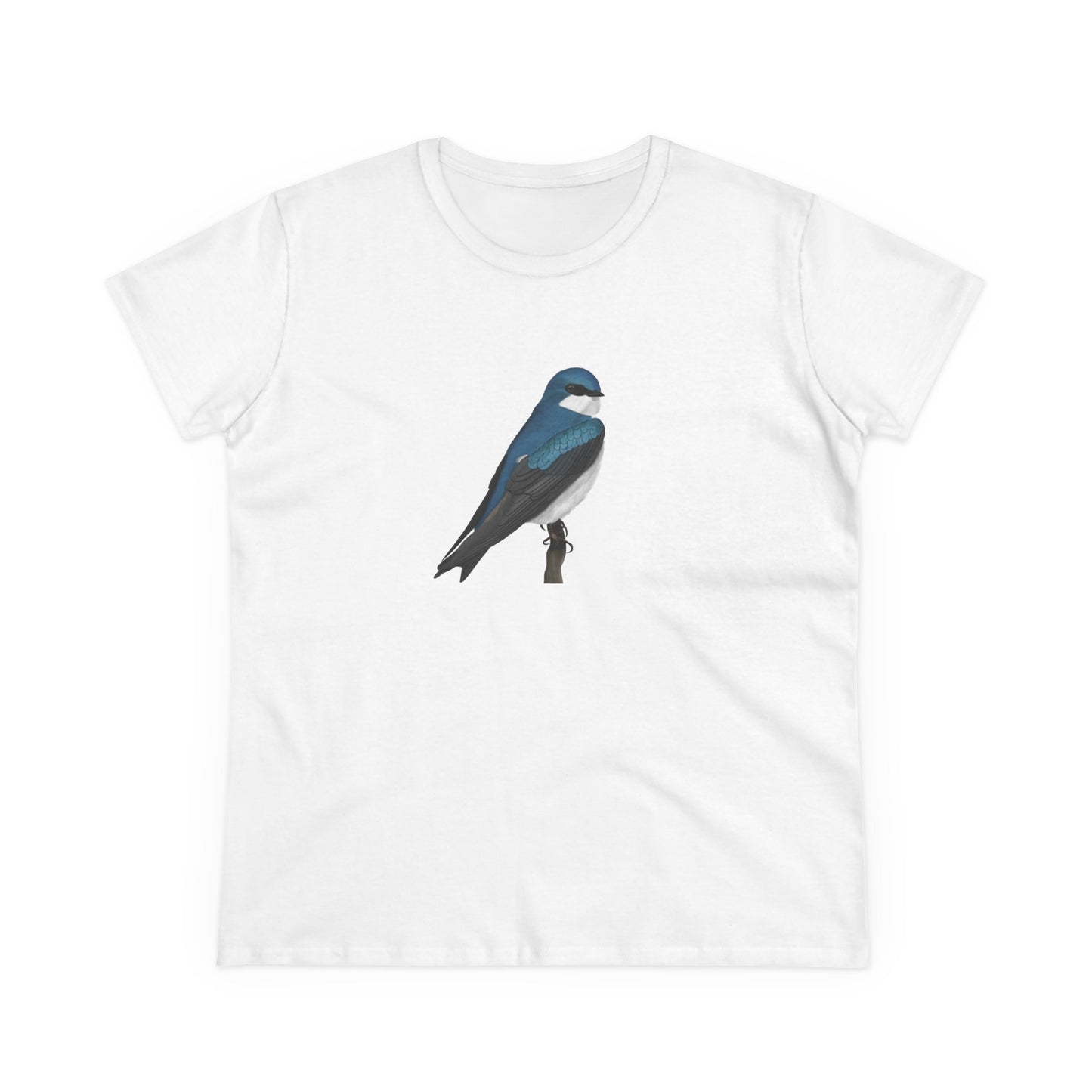 Tree Swallow Bird Design for Birdwatchers and Bird Lovers Women's T-Shirt