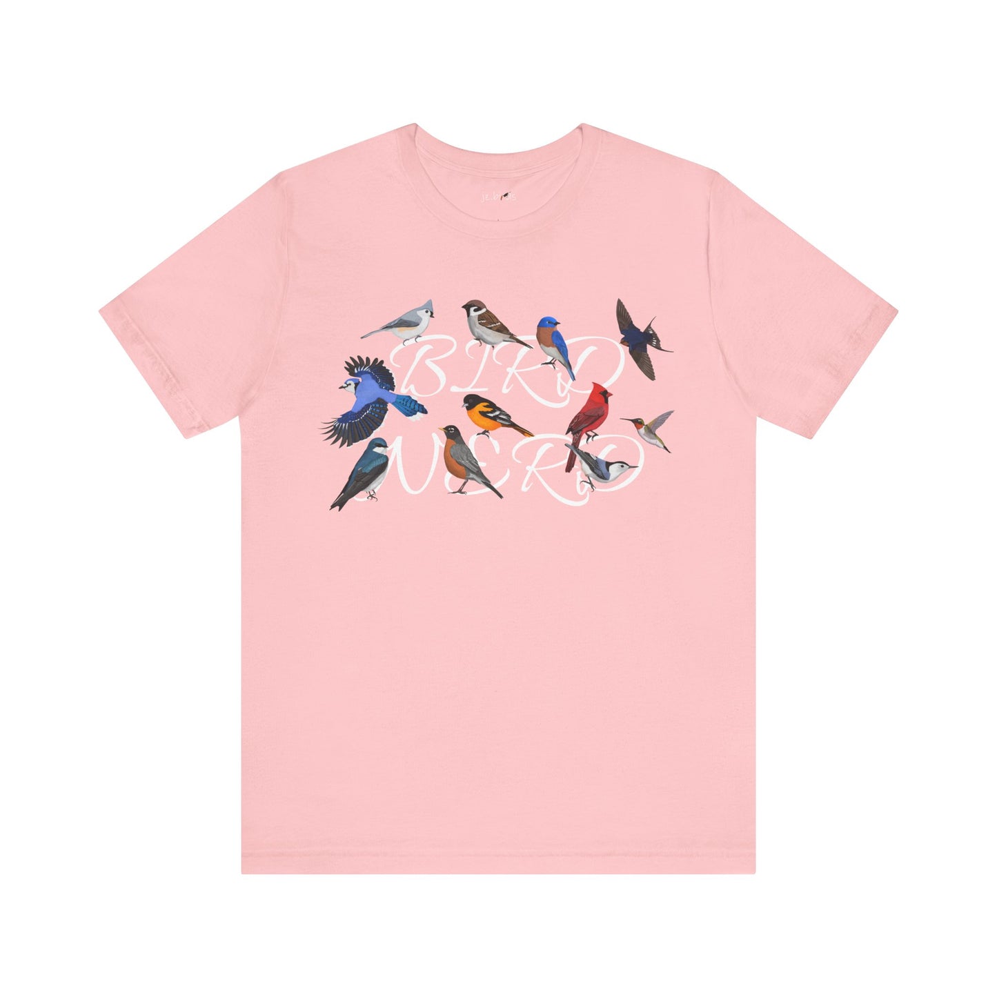 Bird Nerd Blue Jay Cardinal Robin Hummingbird Oriole Birdwatcher T-Shirt