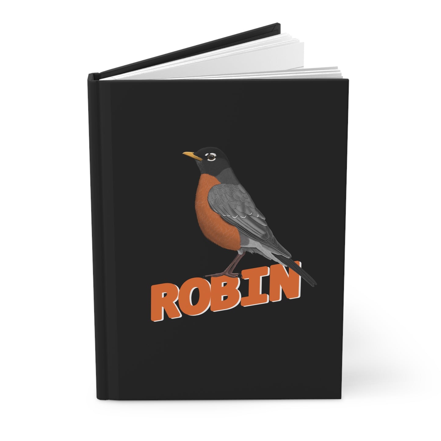 American Robin Bird Hardcover Journal 150 Pages A5 for Bird Lovers & Bird Watchers