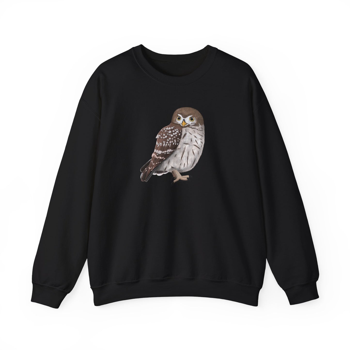 Owl Bird Watcher Biologist Crewneck Sweatshirt