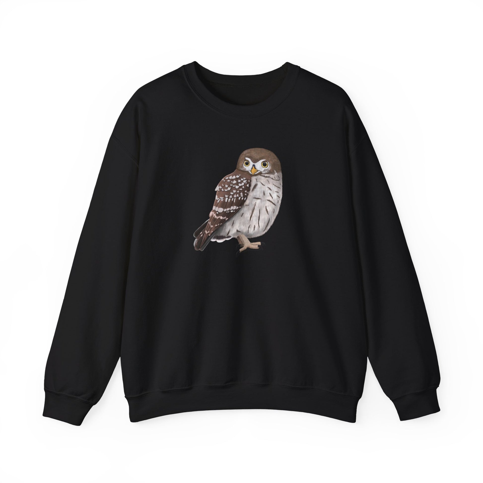 Owl Bird Watcher Biologist Crewneck Sweatshirt