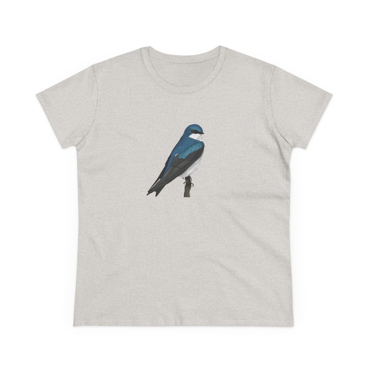 Tree Swallow Women's T-Shirt in Navy
