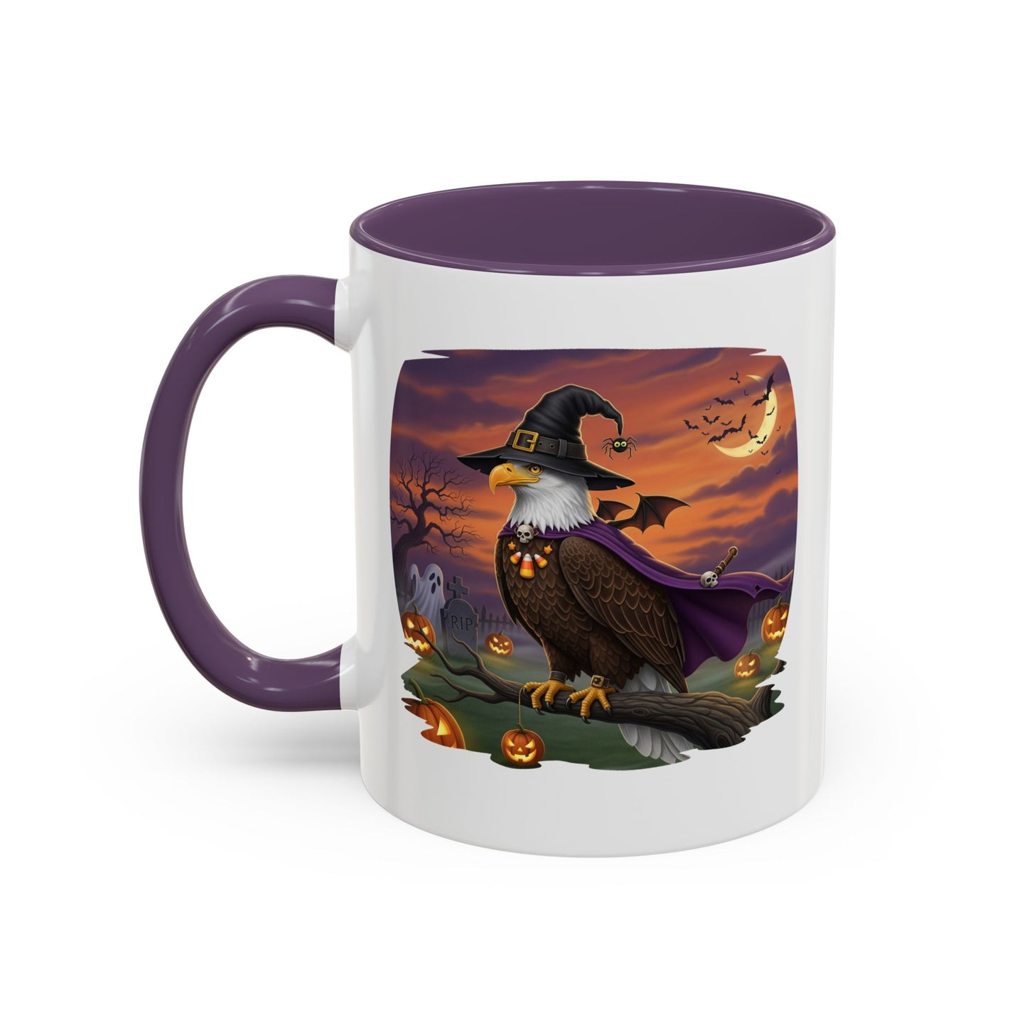 Bald Eagle Halloween Bird Mug - Halloween Coffee Mug for Bird Lovers