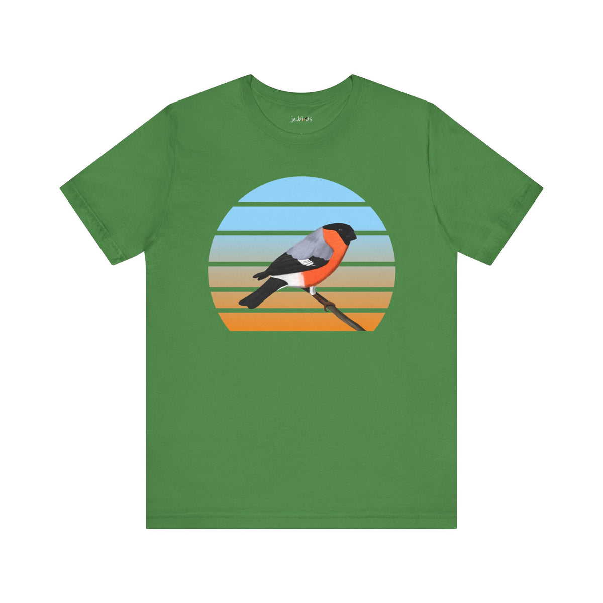 Bullfinch Birdwatcher Bird T-Shirt – Cotton,