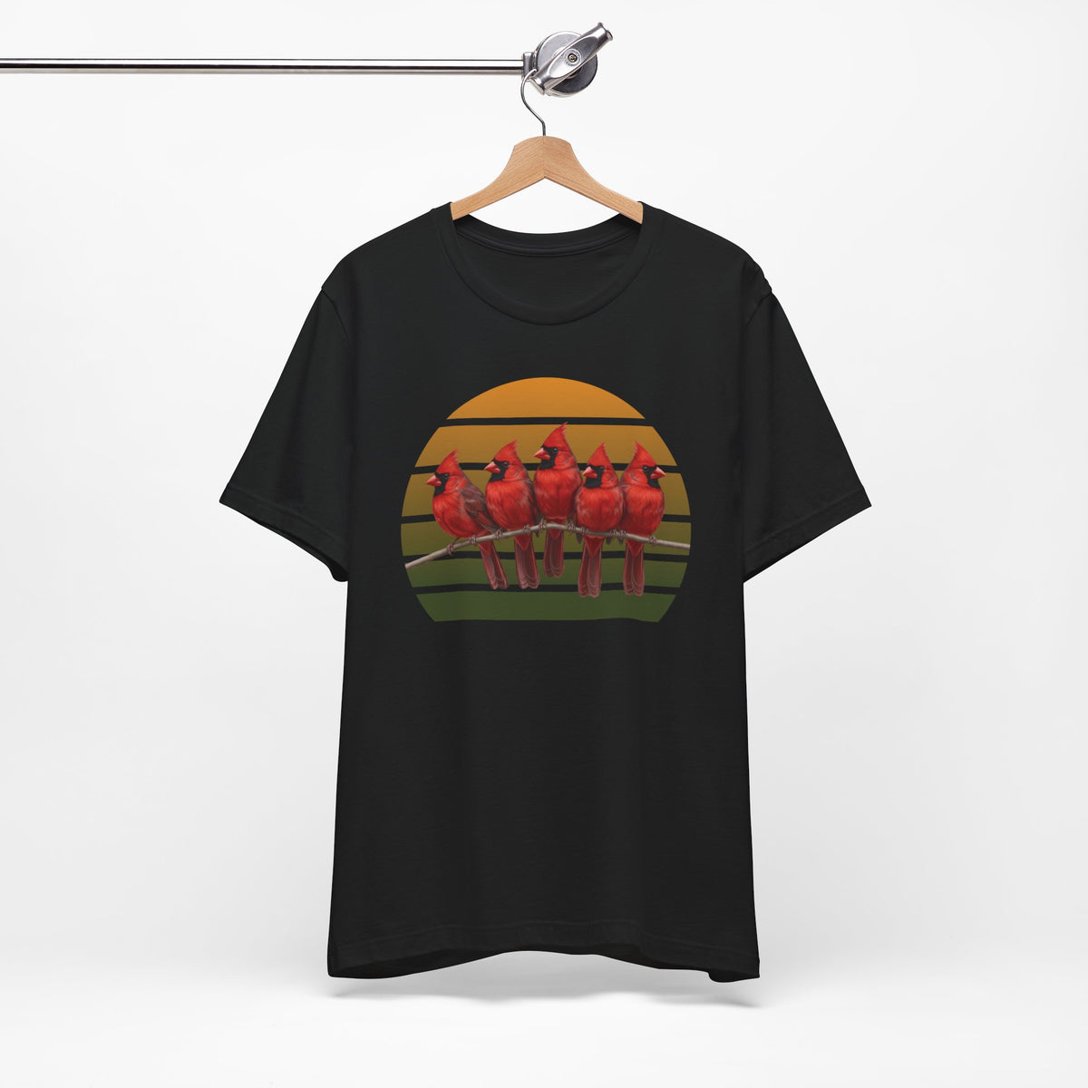 Cardinal Premium T-Shirt | Unique Birdwatcher & Birder Gift by jz.birds