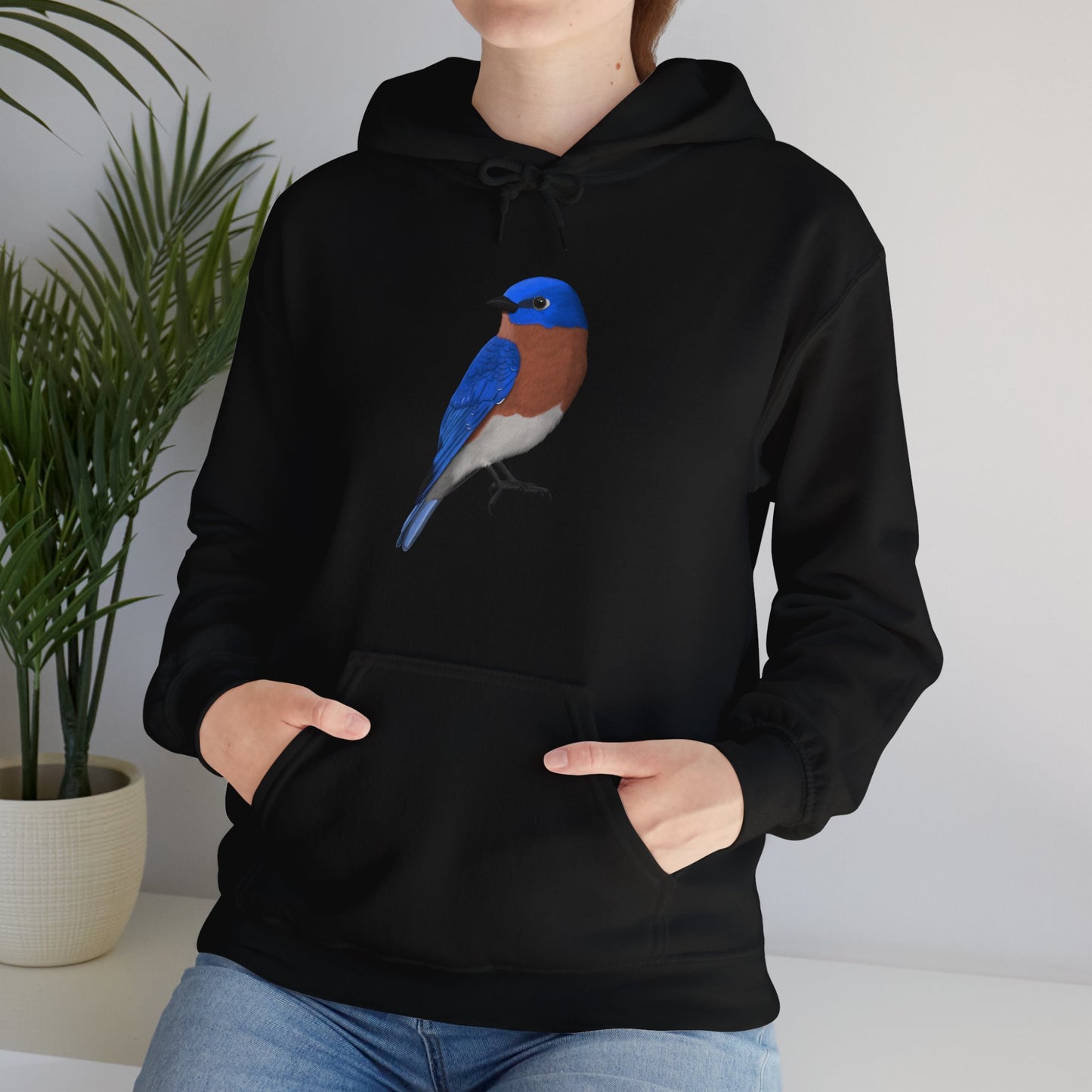 Bluebird Bird Birdwatching Birder Hoodie