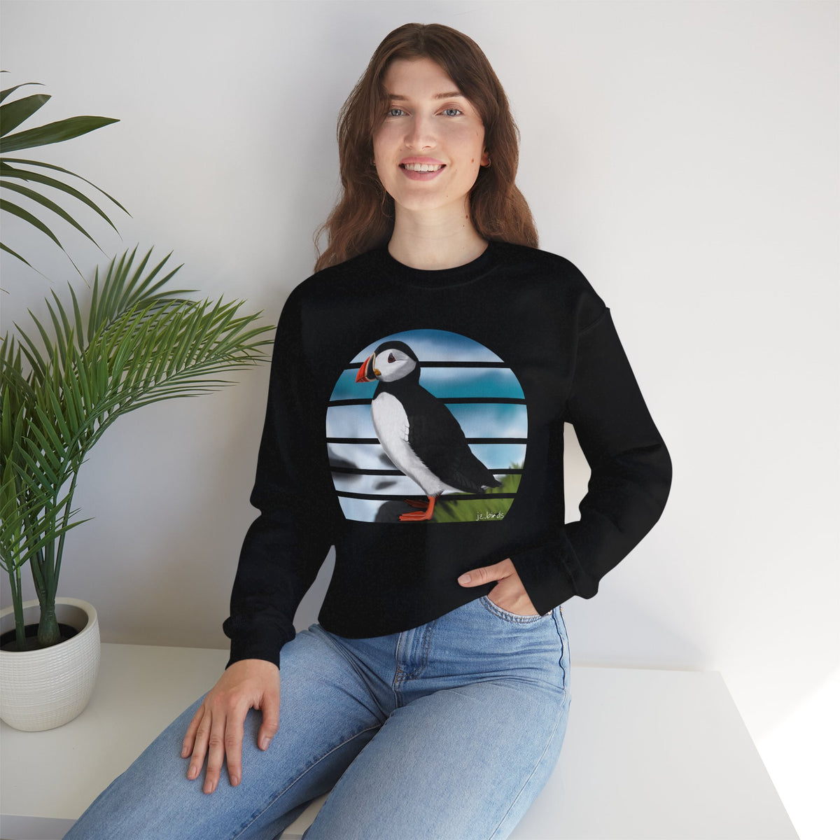 Puffin Birdlover Ornithologist Bird Sweatshirt