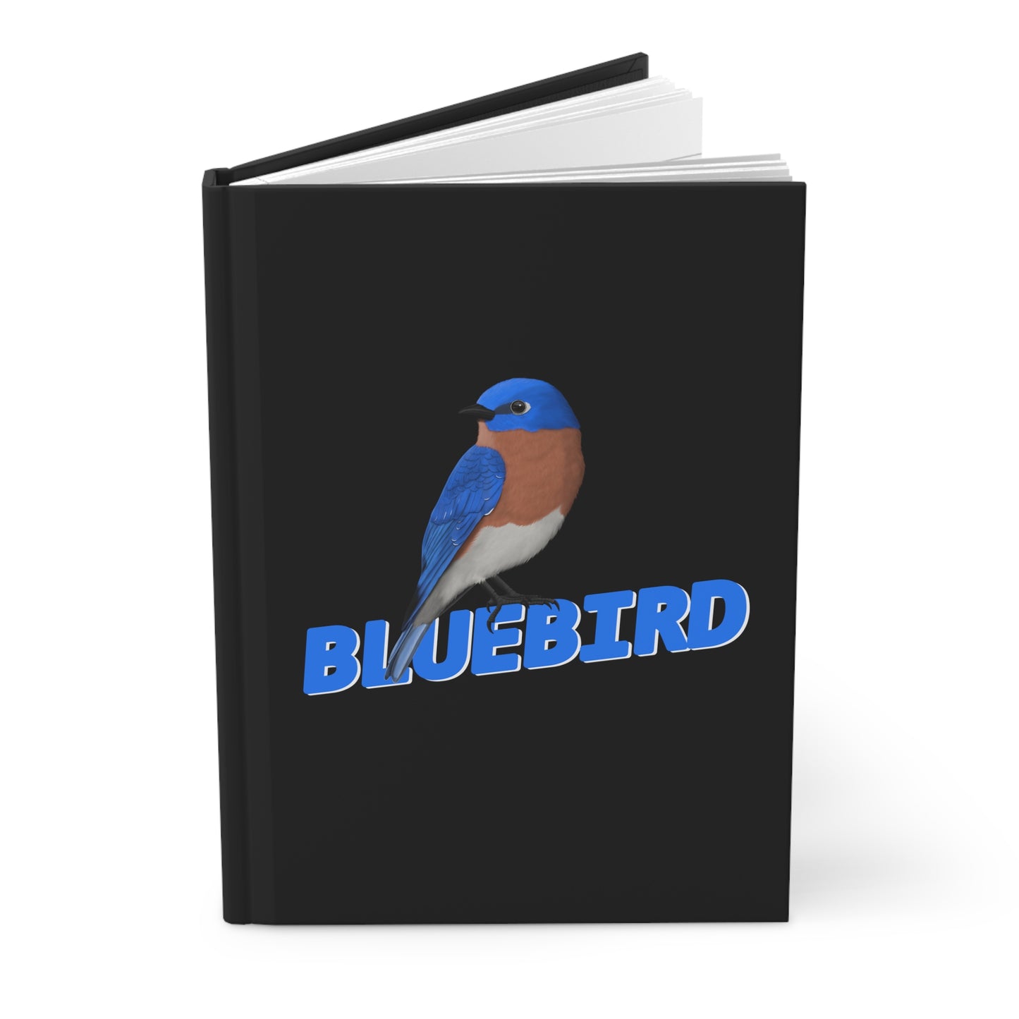 Bluebird Bird Hardcover Journal 150 Pages A5 for Bird Lovers & Bird Watchers