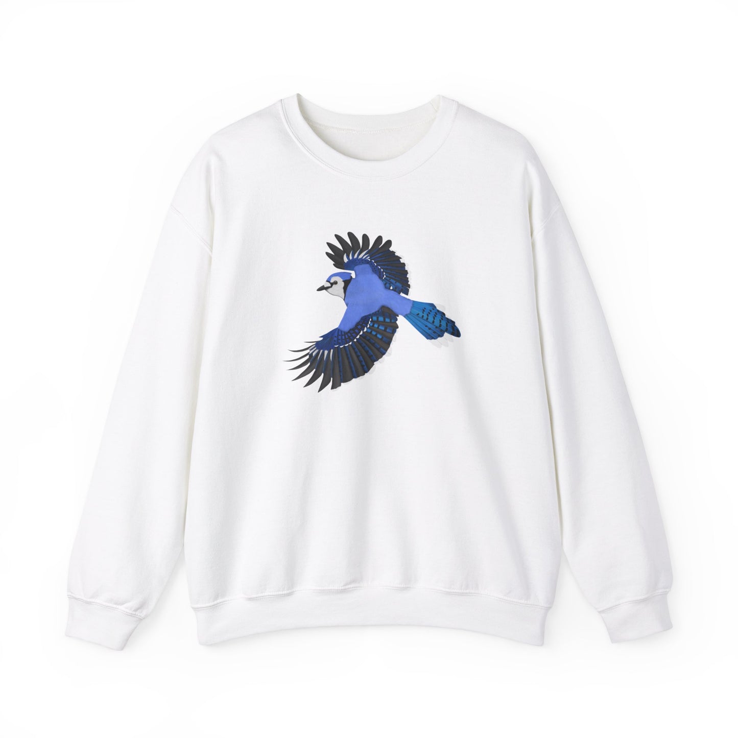 Blue Jay Bird Watcher Biologist Crewneck Sweatshirt