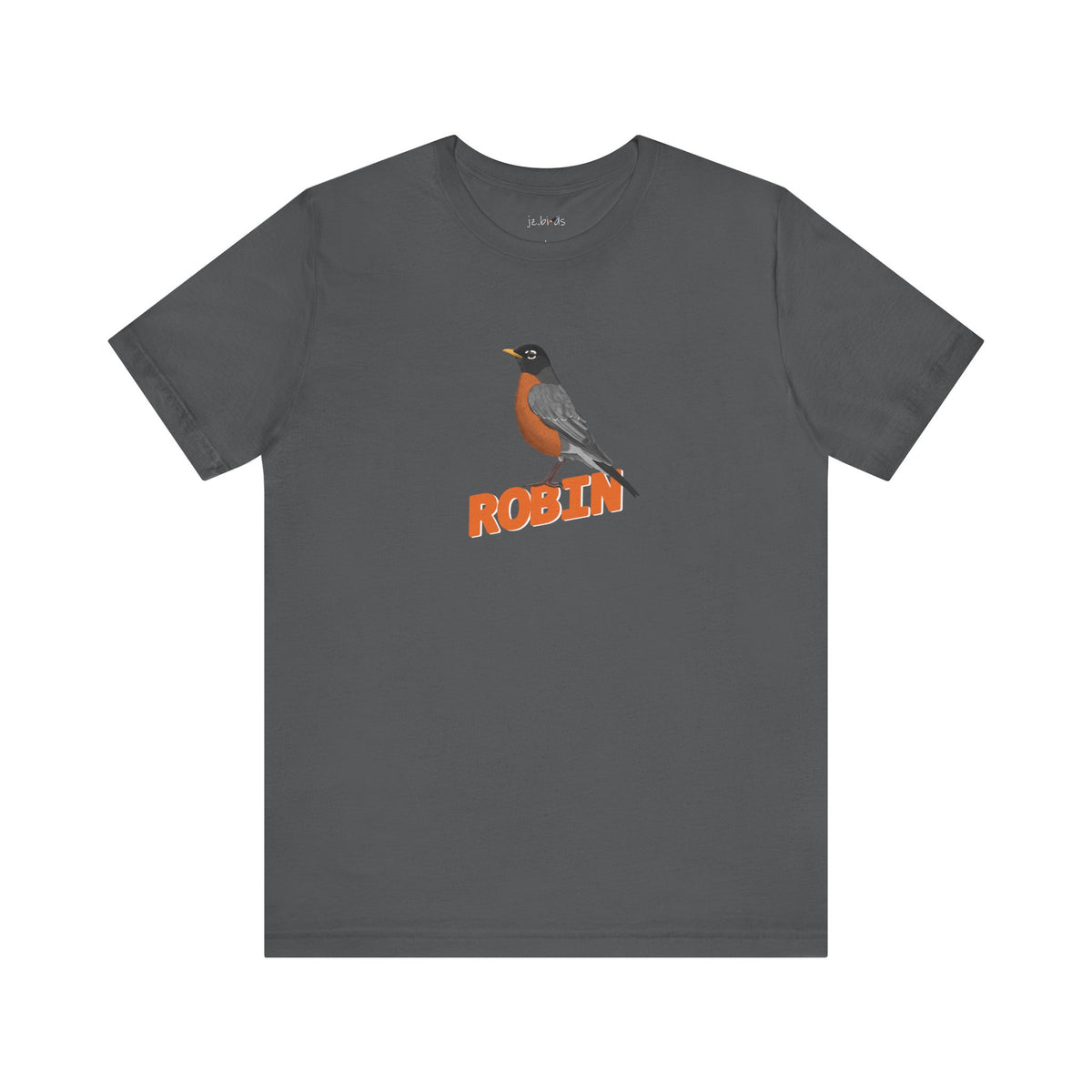 American Robin T-Shirt Names in Black