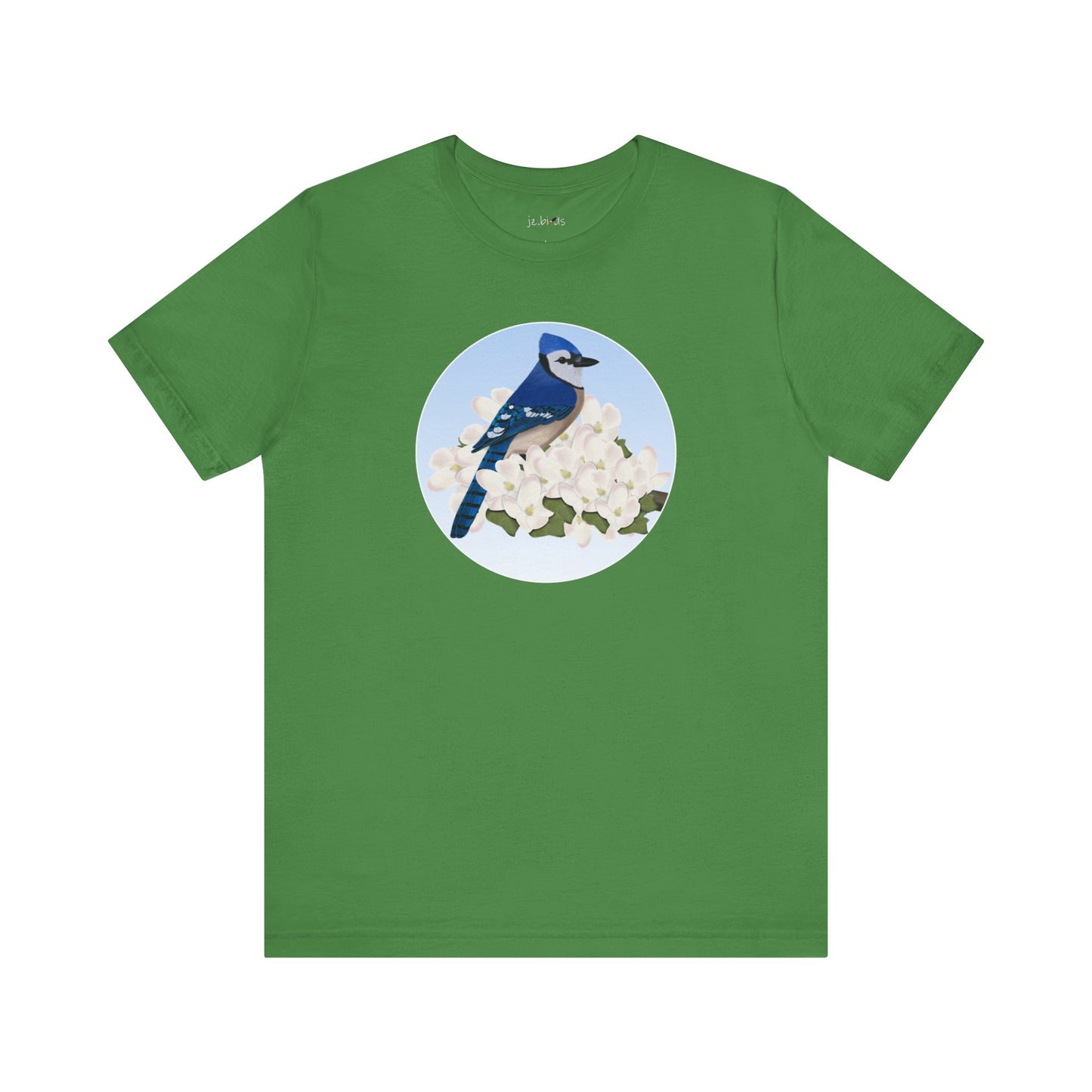 Blue Jay and Spring Apple Blossoms Bird T-Shirt