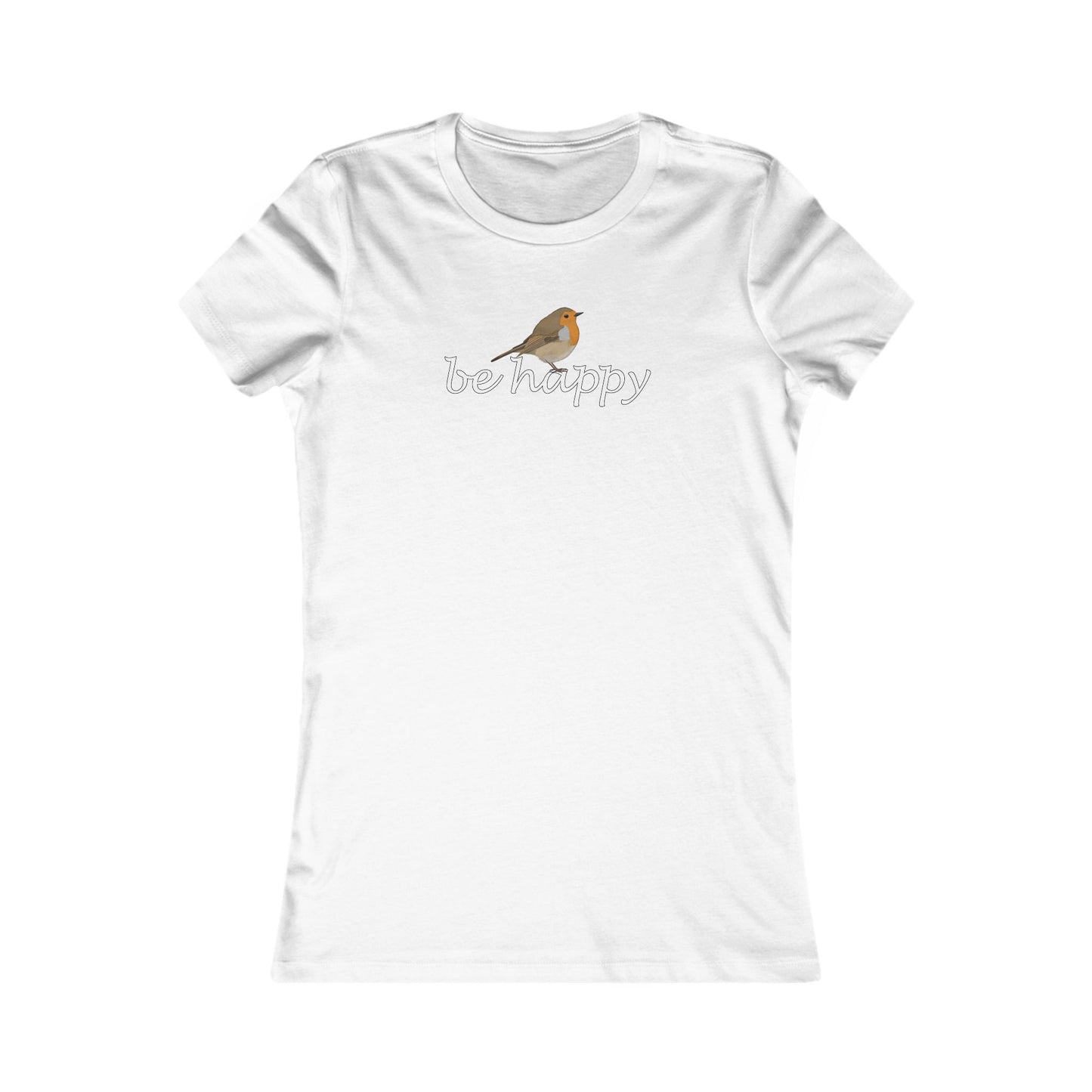 Rotkehlchen Frauen T-Shirt in Black