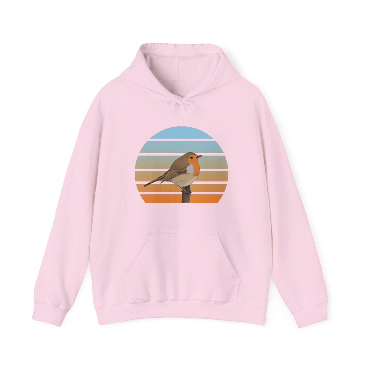 European Robin Bird Hoodie –