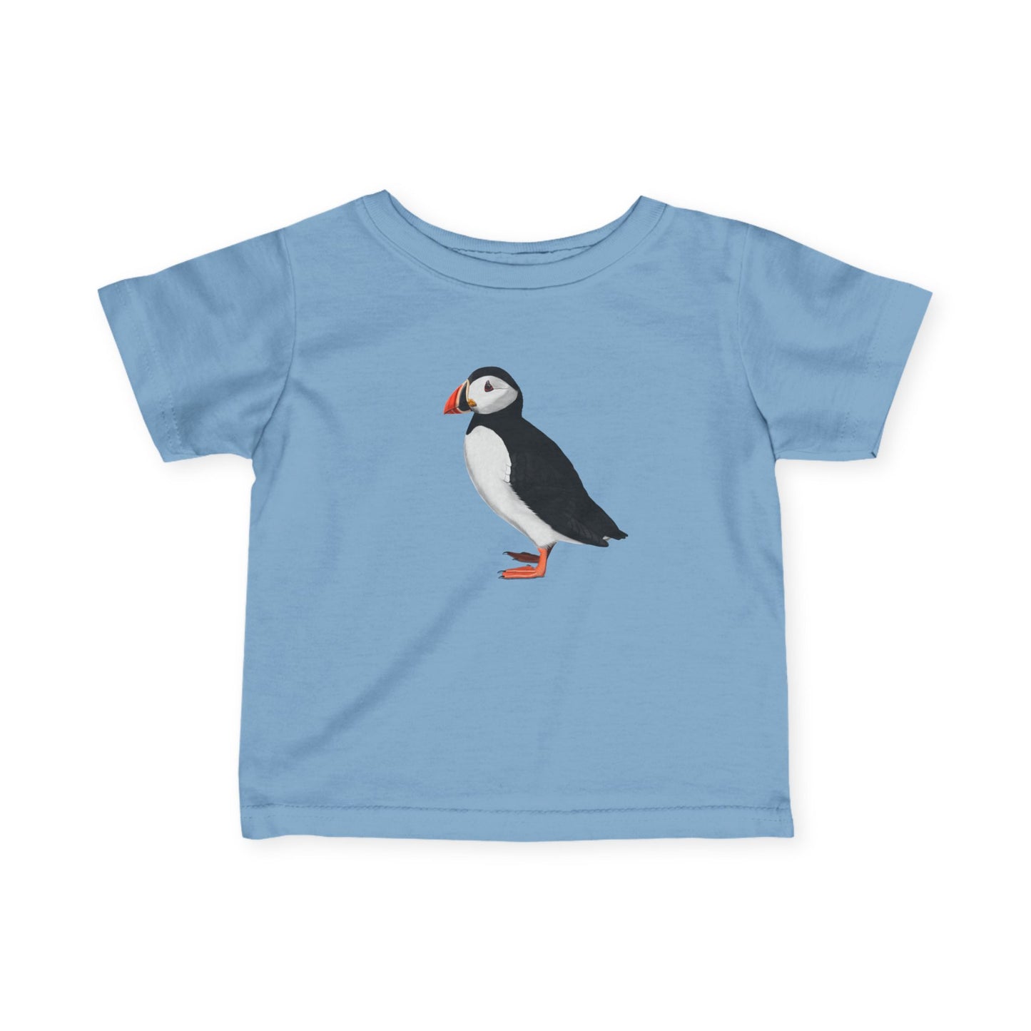 Süßes Papageitaucher Vogel Tiermotiv T-Shirt für Babys und Kleinkinder