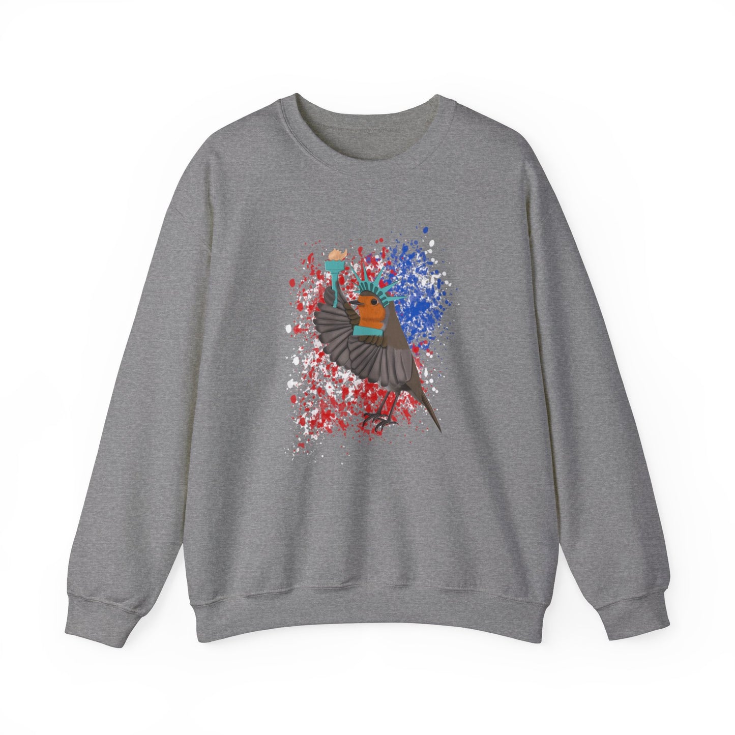 Robin Sweatshirt on Crew neck background