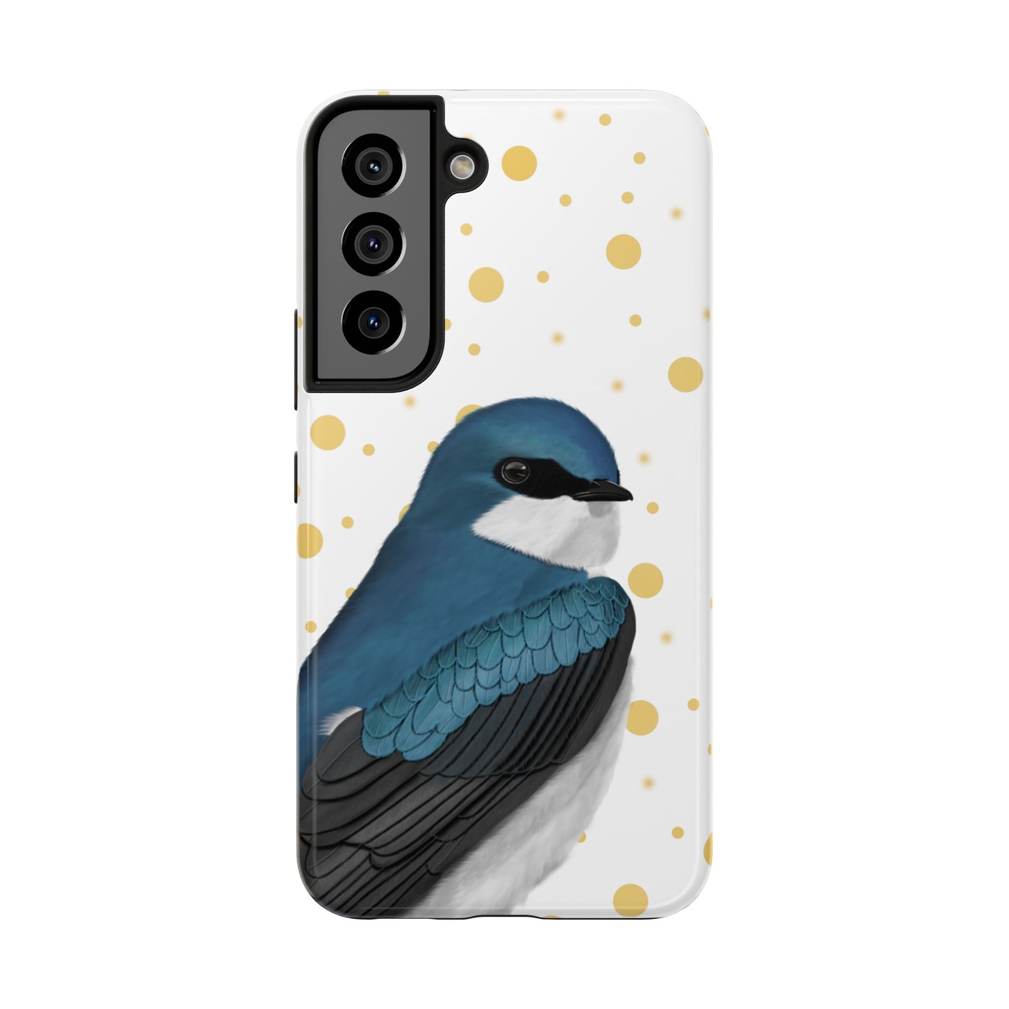 Tree Swallow Bird Art Tough Phone Case White