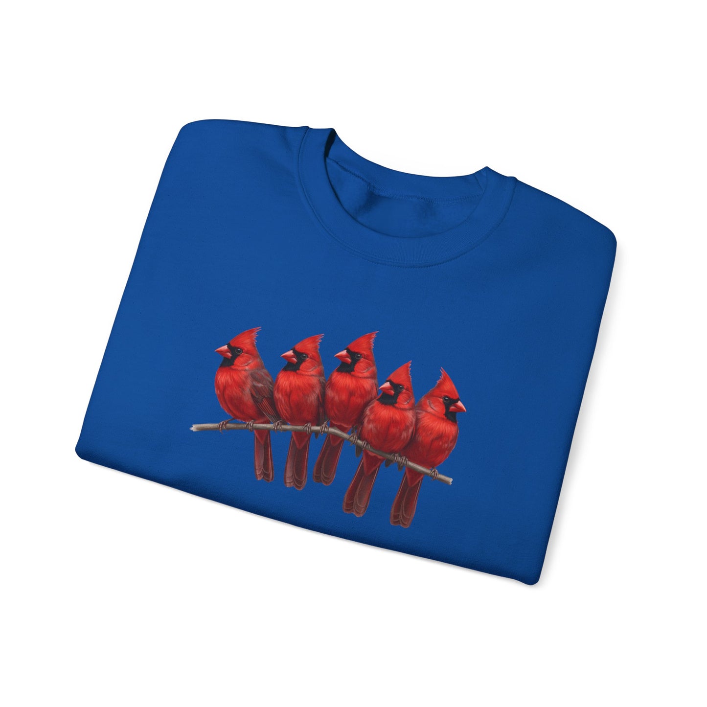 Cardinals Sweatshirt | Bird Watcher Crewneck | Unisex Songbird Gift for Bird Lovers