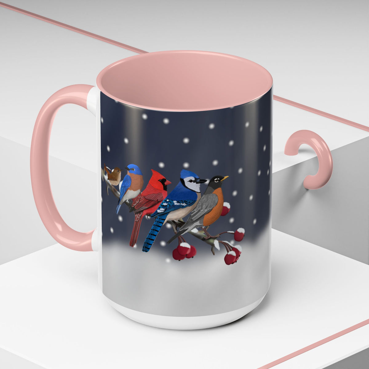 Backyard Birds Coffee Mug | Ceramic Christmas Gift for Bird Lovers