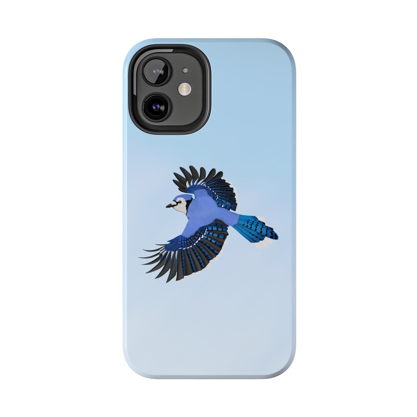 Blue Jay Bird Art Tough Phone Case