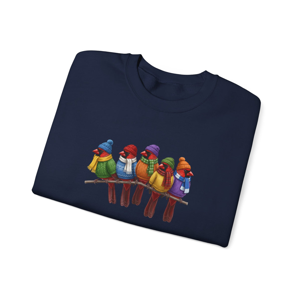 Cardinal Sweatshirt | Bird Watcher Crewneck | Unisex Songbirds Wearing Knit Gift for Bird Lovers