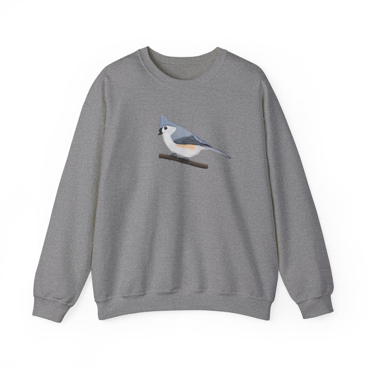 Tufted Titmouse Bird Watcher Biologist Crewneck Sweatshirt – Crew neck,