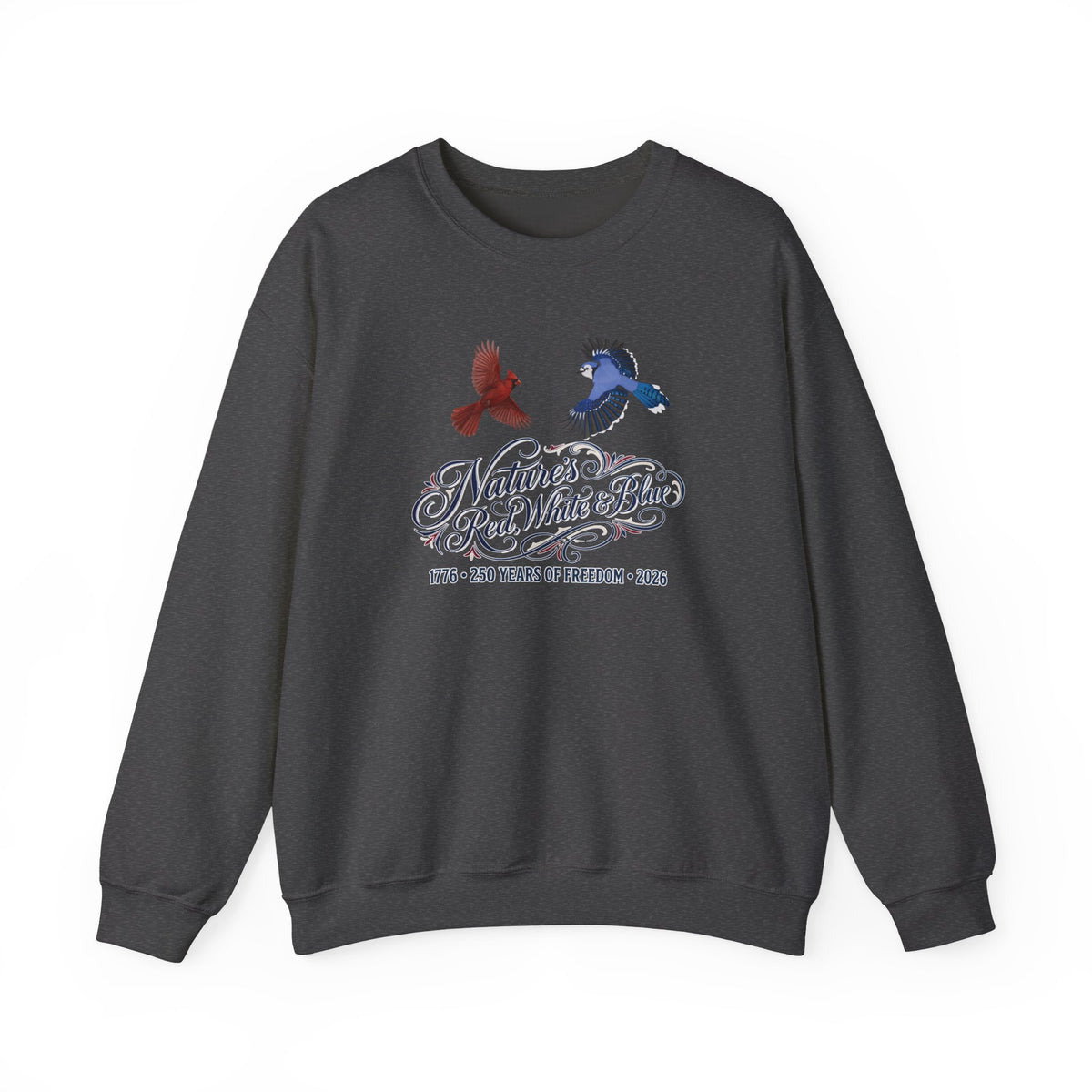 Blue Jay and Cardinal Sweatshirt – Animal Lover Gift, Avian Enthusiast