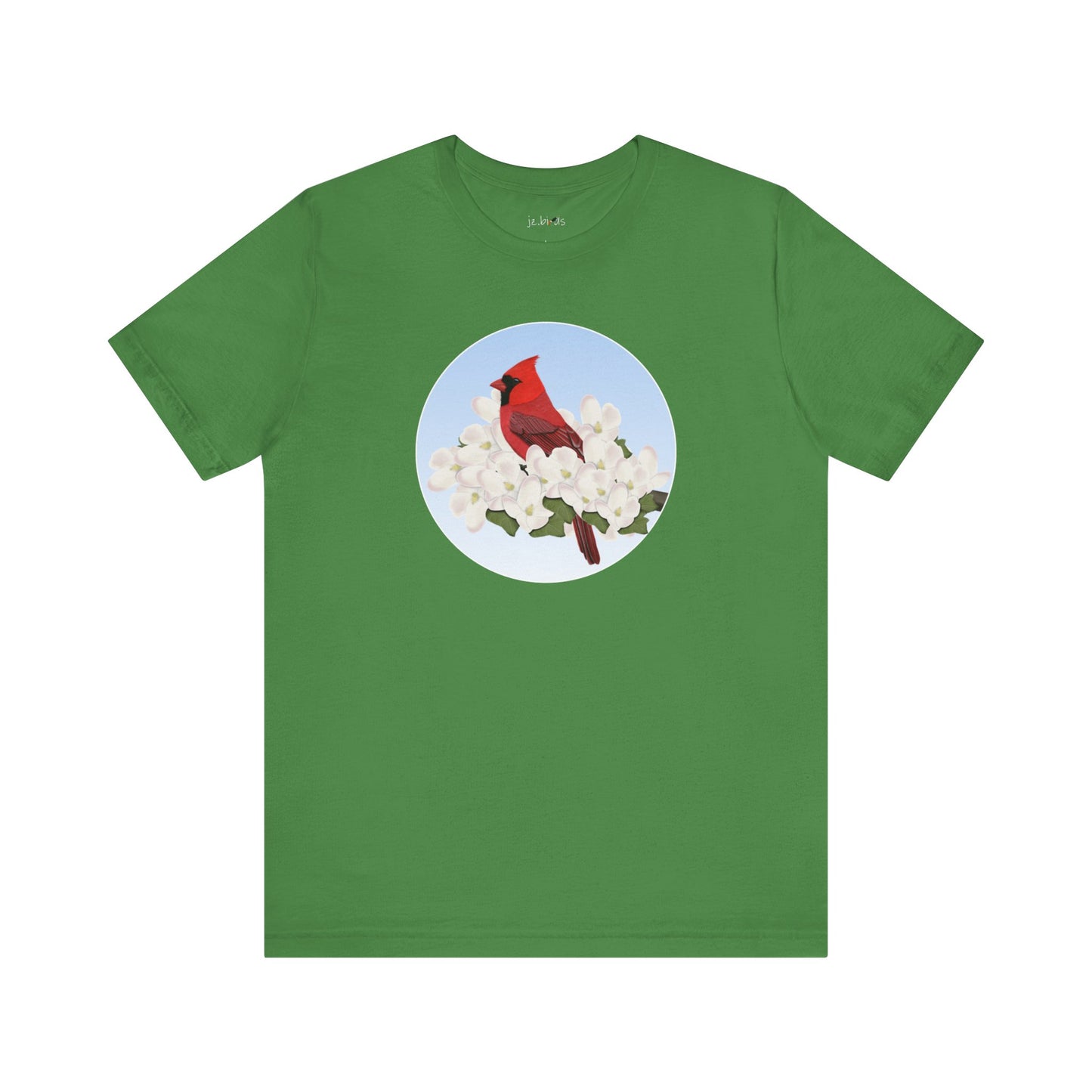 Cardinal and Spring Apple Blossoms Bird T-Shirt