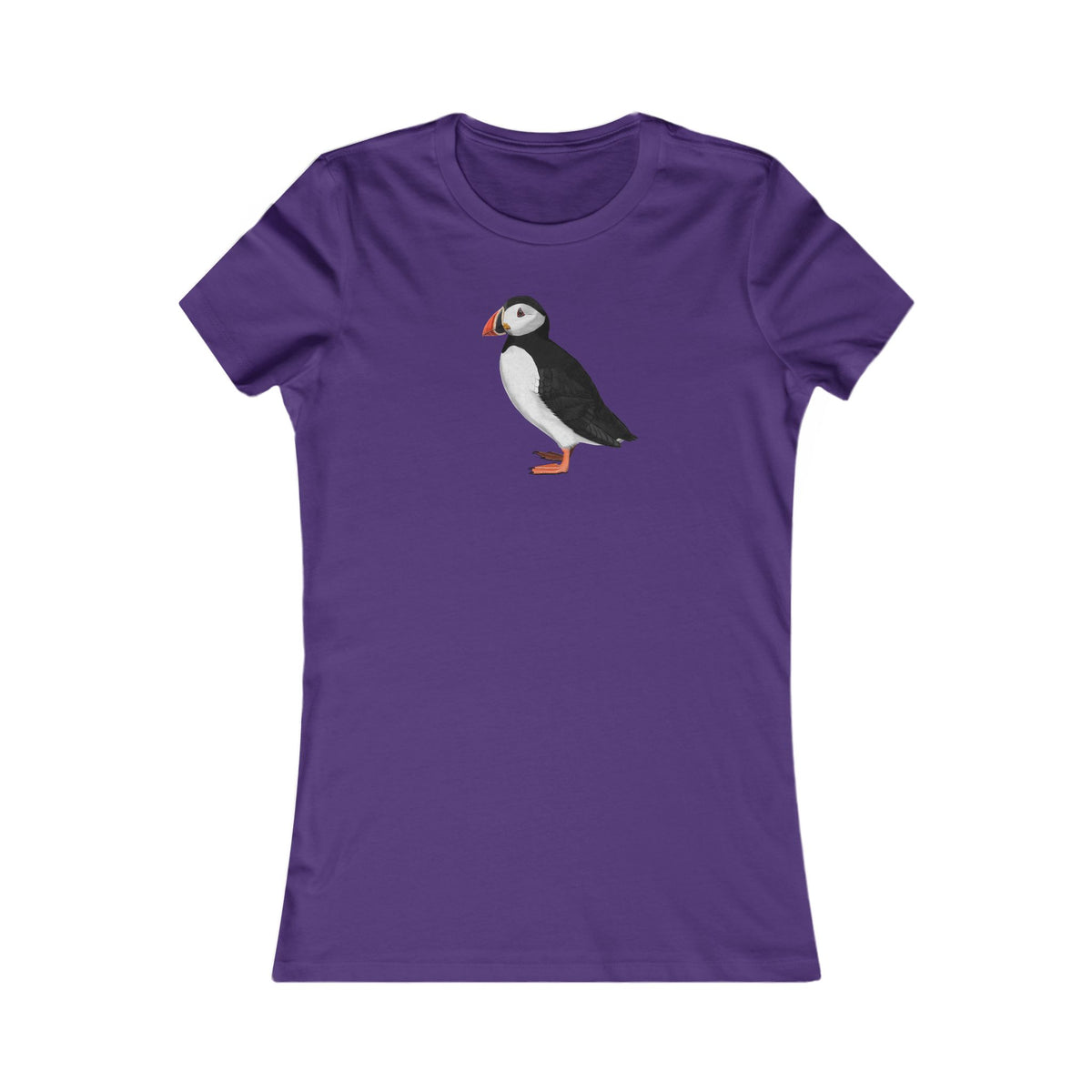 Papageitaucher Vogel T-Shirt für Frauen Vogelfreunde und Vogelbeobachter – Bird Graphic Tee,