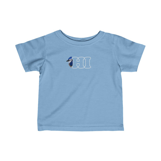 Blue Jay Bird Hi Baby & Toddler Fine Jersey Tee