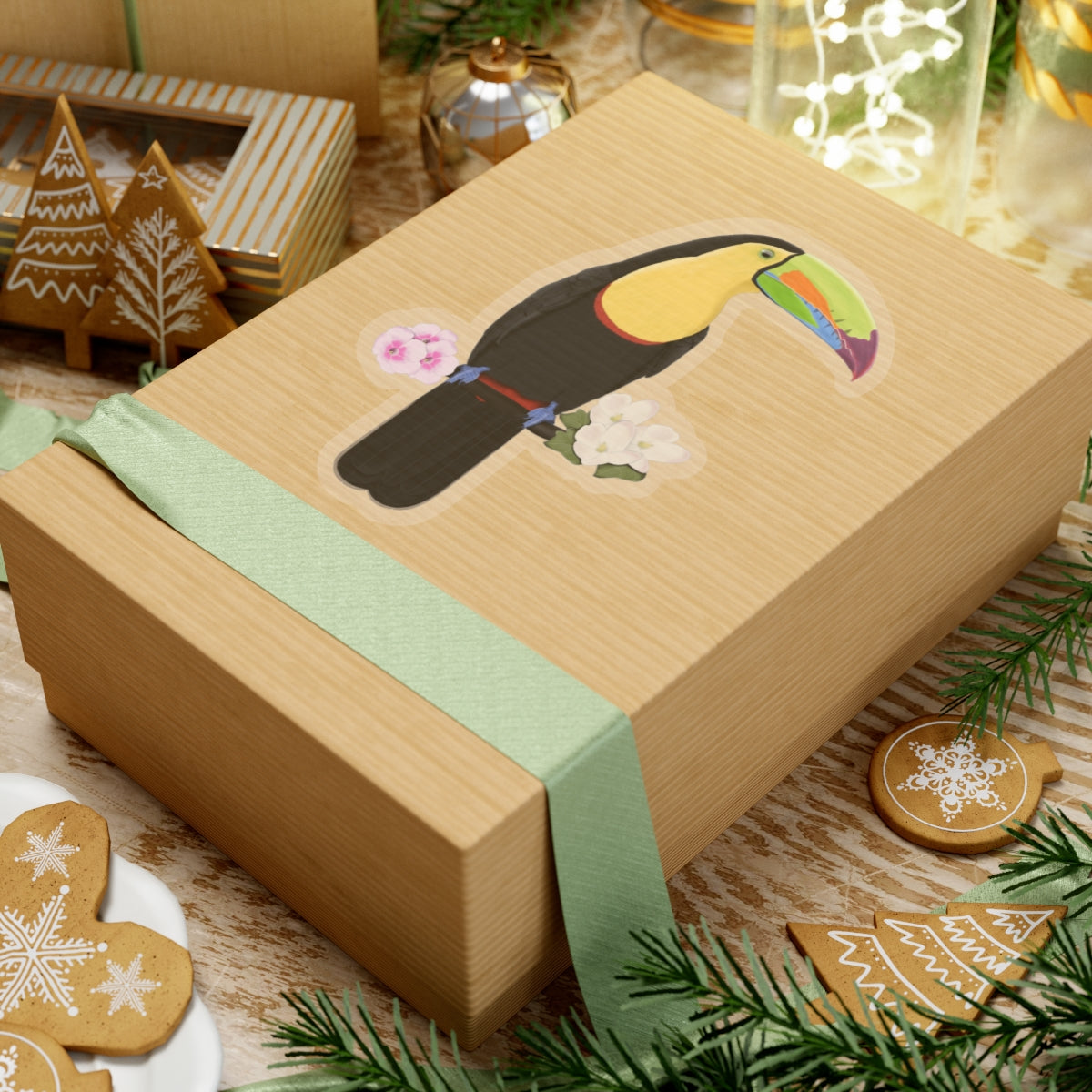 Keel-Billed Toucan Bird Sticker