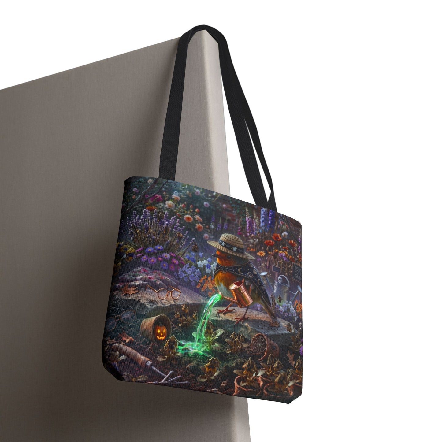 Robin Rosi Halloween Magic Potion Tote Bag for Spooky Season and Cozy Fall Lovers