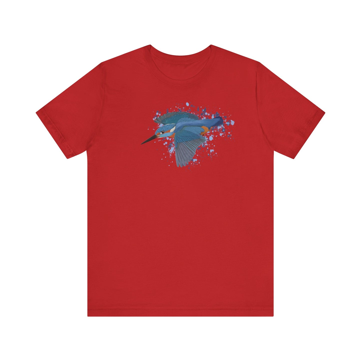 Eisvogel im Flug Vogel T-Shirt für Vogelfreunde