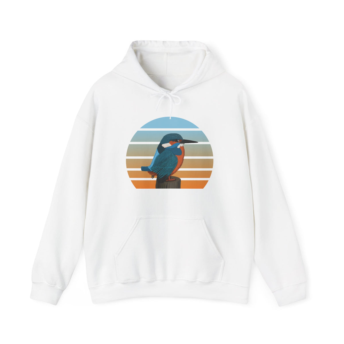 Kingfisher Bird Hoodie –