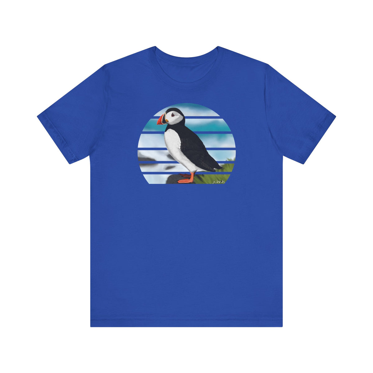 Papageitaucher am Meer Vogel T-Shirt für Vogelfreunde und Vogelbeobachter – bird graphic tee,