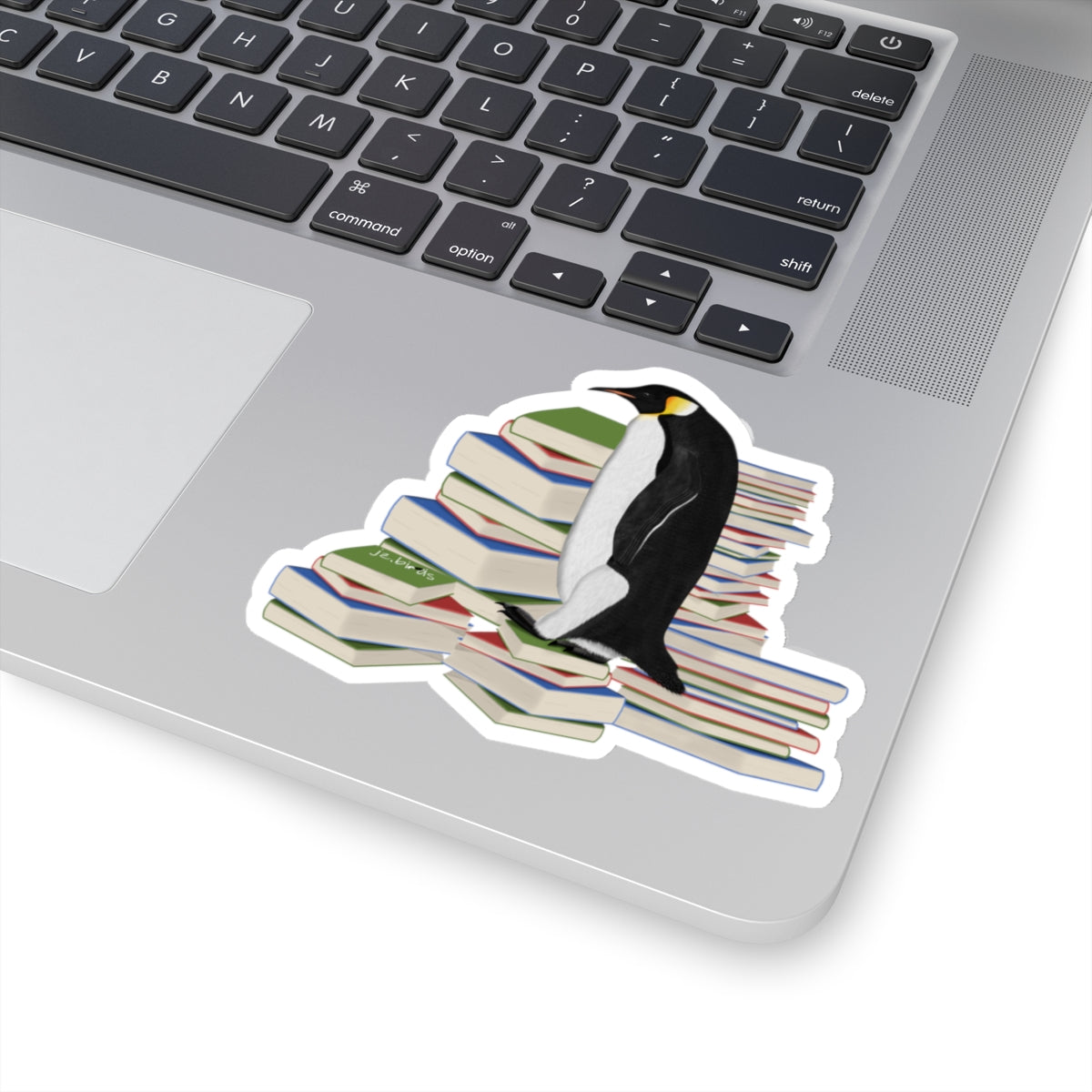 Penguin Bird and Books Birdlover Bookworm Sticker Paper products – Fall Bestsellers Home & Living style
